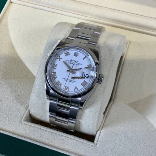 Appealing Knockoff Rolex Datejust 126200 Caliber 3235 Automatic Movement 36mm Steel Case Mens/unisex Watch - Image 3