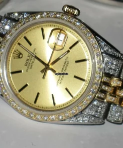 Well Made Replica Rolex Datejust Self Winding Automatic 36mm Gold/steel Case Mens/unisex Watch