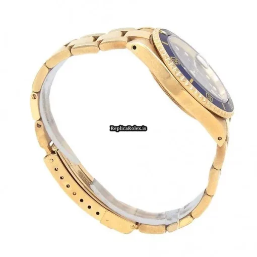 Wholesale Fake Rolex Submariner Date 16618 Automatic Movement 40mm Yellow Gold Case Mens/unisex Watch - Image 3