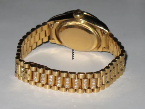 Offering Replica Rolex Datejust Self Winding Automatic 26mm Yellow Gold Case Womens Watch - Image 8