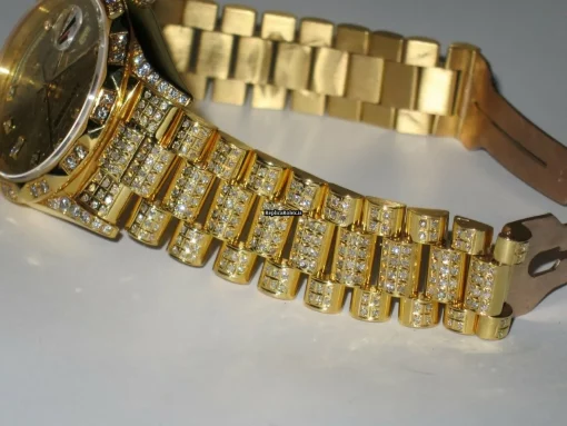 Appealing Replica Rolex Day-date Self Winding Automatic 36mm Yellow Gold Case Mens/unisex Watch - Image 6