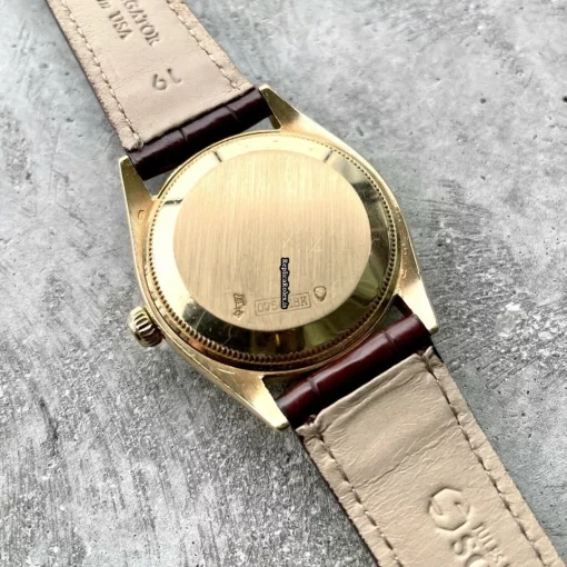 Pleasing Replica Rolex Oyster Perpetual 6567 Caliber 1030 Automatic Movement 34mm Yellow Gold Case Mens/unisex Watch - Image 7