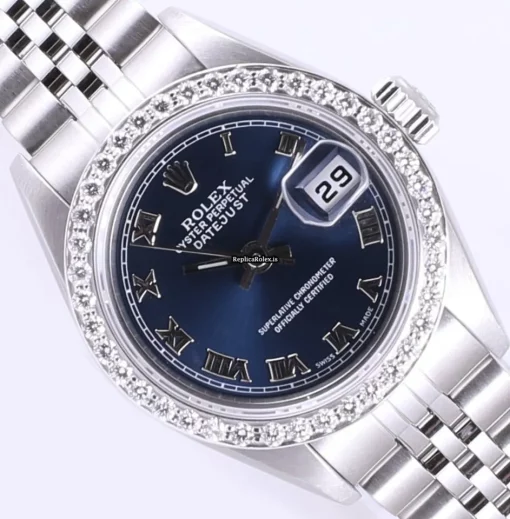 Excellent Replica Rolex Oyster Perpetual Lady Date 79190 Automatic Movement 26mm Steel Case Womens Watch