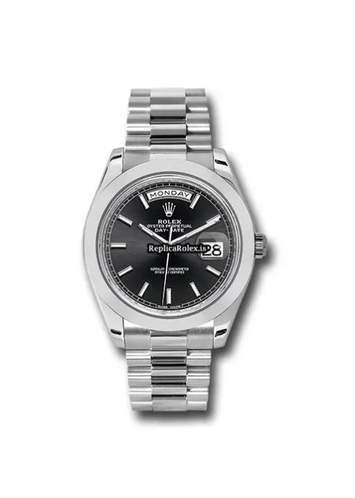 Lovely Fake Rolex Day-date 40 228206 Caliber 3255 Automatic Movement 40mm Platinum Case Mens/unisex Watch