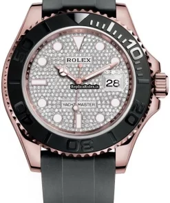 Fabulous Fake Rolex Yacht-master 40 126655 Caliber 3235 Automatic Movement 40mm Rose Gold Case Mens/unisex Watch