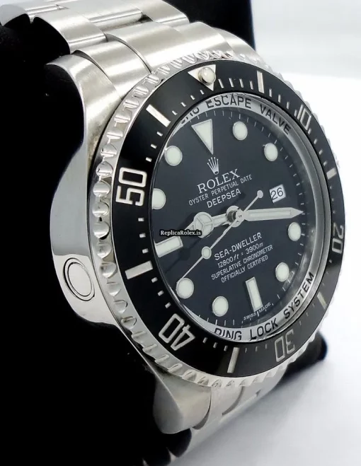 Awesome Fake Rolex Sea-dweller Deepsea 116660 Automatic Movement 44mm Steel Case Watch - Image 3