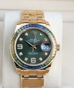 Superior Replica Rolex Pearlmaster 86348sablv Caliber 3235 Automatic Movement 39mm Yellow Gold Case Mens/unisex Watch
