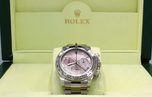 Excellent Replica Rolex Daytona 116509 Automatic Movement 40mm White Gold Case Mens/unisex Watch - Image 3
