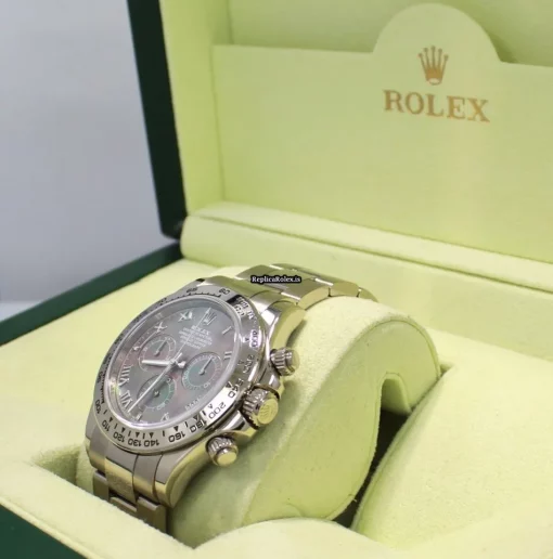 Excellent Replica Rolex Daytona 116509 Automatic Movement 40mm White Gold Case Mens/unisex Watch - Image 4