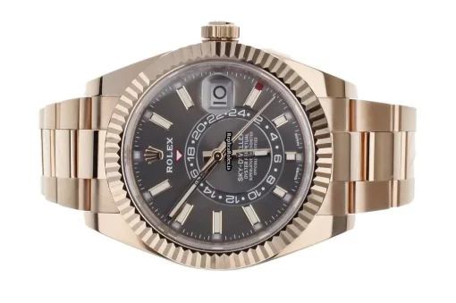 Awesome Replica Rolex Sky-dweller 326935 Automatic Movement 43mm Rose Gold Case Mens/unisex Watch - Image 2