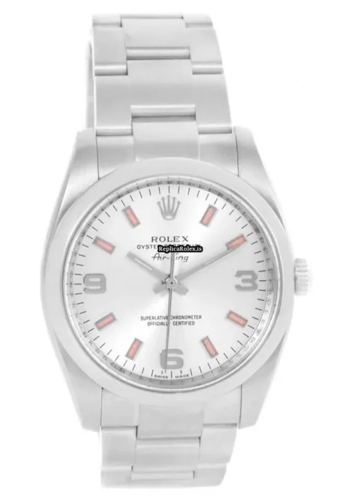 Superior Replicas Rolex Air King 114200 Caliber 3130 Automatic Movement 34mm Steel Case Mens/unisex Watch - Image 3