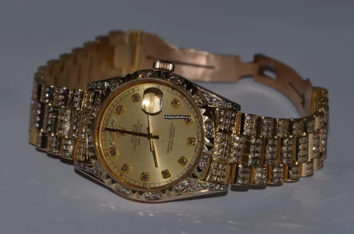 Appealing Replica Rolex Day-date Self Winding Automatic 36mm Yellow Gold Case Mens/unisex Watch - Image 5