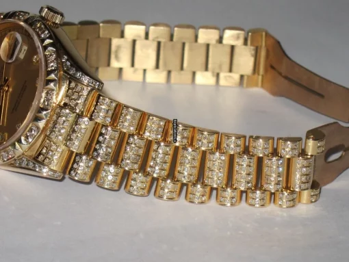 Appealing Replica Rolex Day-date Self Winding Automatic 36mm Yellow Gold Case Mens/unisex Watch - Image 6