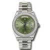 Trustworthy Replica Rolex Day-date 40 228349rbr Caliber 3255 Automatic Movement 40mm White Gold Case Mens/unisex Watch