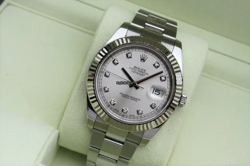 Fantastic Fake Rolex Datejust II 116334 Caliber 3136 Automatic Movement 41mm Steel Case Mens/unisex Watch - Image 7