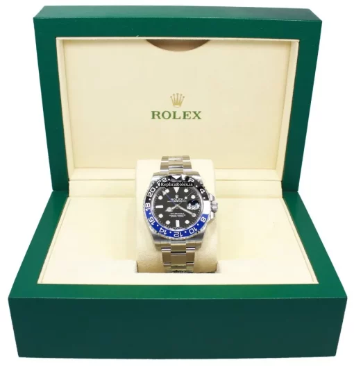 Exquisite Replica Rolex Gmt-master II 116710 Automatic Movement 40mm Steel Case Watch - Image 3