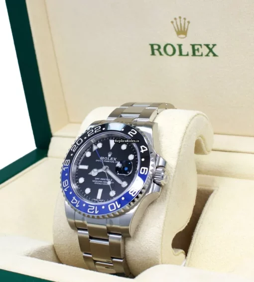 Exquisite Replica Rolex Gmt-master II 116710 Automatic Movement 40mm Steel Case Watch - Image 4