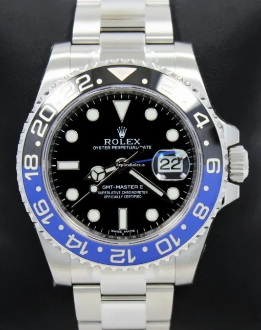 Exquisite Replica Rolex Gmt-master II 116710 Automatic Movement 40mm Steel Case Watch - Image 6