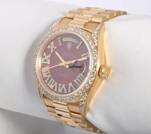 High Quality Fake Rolex Day-date 36 18238 Automatic Movement Mens/unisex Watch - Image 3