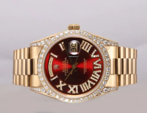 High Quality Fake Rolex Day-date 36 18238 Automatic Movement Mens/unisex Watch - Image 4