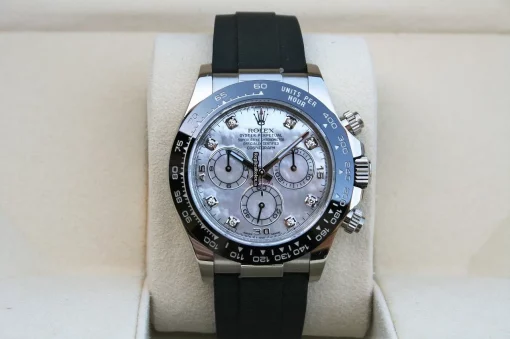 Fantastic Replica Rolex Daytona 116519ln Caliber 4130 Automatic Movement 40mm White Gold Case Mens/unisex Watch