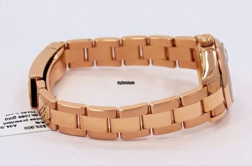 Lovely Fake Rolex Lady-datejust 179165 Automatic Movement 26mm Rose Gold Case Womens Watch - Image 12