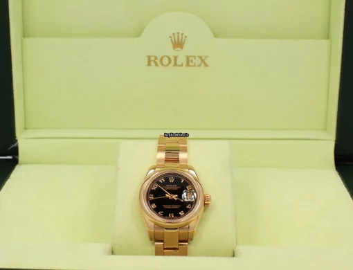 Lovely Fake Rolex Lady-datejust 179165 Automatic Movement 26mm Rose Gold Case Womens Watch - Image 2