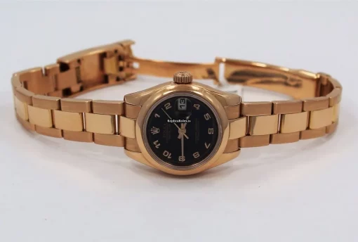 Lovely Fake Rolex Lady-datejust 179165 Automatic Movement 26mm Rose Gold Case Womens Watch - Image 8