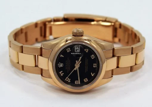 Lovely Fake Rolex Lady-datejust 179165 Automatic Movement 26mm Rose Gold Case Womens Watch - Image 9