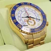 Unique Fake Rolex Yacht-master II 116688 Automatic Movement 44mm Yellow Gold Case Watch