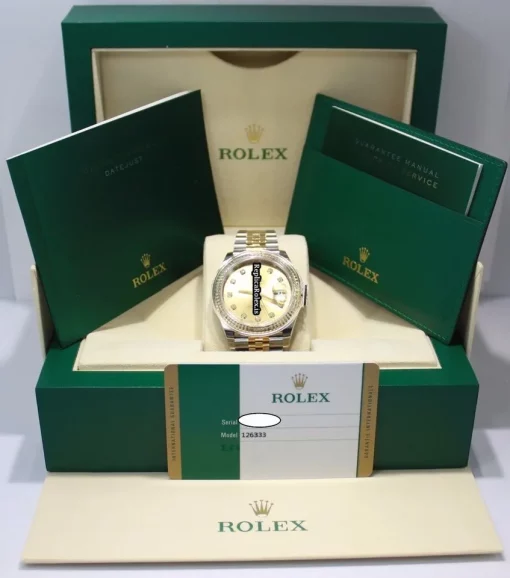Special Fake Rolex Datejust 126333 Automatic Movement 41mm Steel Case Mens/unisex Watch - Image 12