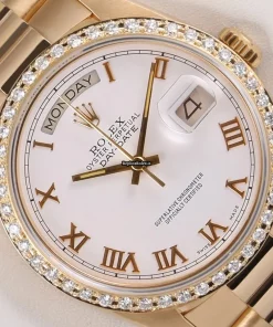Defect Imitation Rolex Day-date 36 18238 Automatic Movement 36mm Yellow Gold Case Mens/unisex Watch