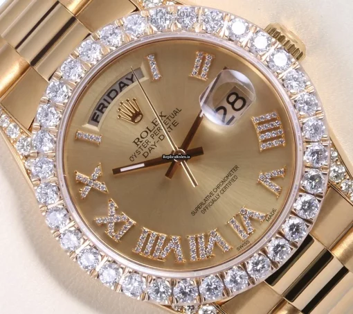 High Quality Replica Rolex Day-date 36 18238 Automatic Movement 36mm Yellow Gold Case Mens/unisex Watch
