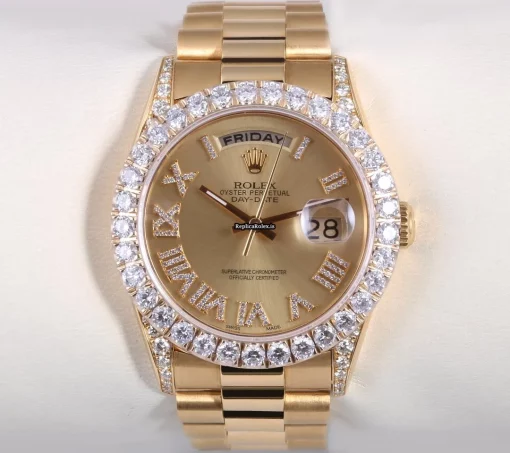 High Quality Replica Rolex Day-date 36 18238 Automatic Movement 36mm Yellow Gold Case Mens/unisex Watch - Image 2