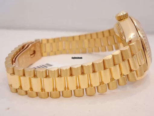 Luxury Replica Rolex Lady-datejust 69178 Automatic Movement 26mm Yellow Gold Case Womens Watch - Image 11