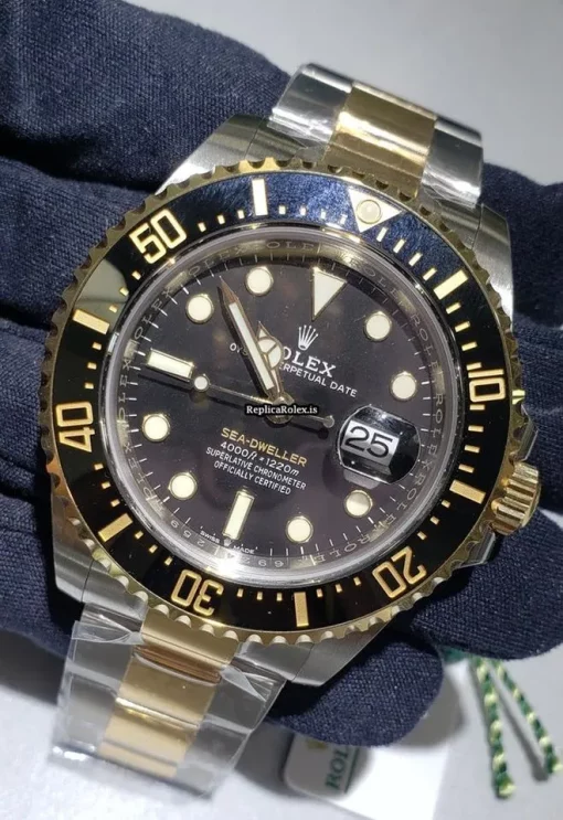 Incredible Replica Rolex Sea-dweller 126603 Caliber 3235 Automatic Movement 43mm Gold/steel Case Mens/unisex Watch