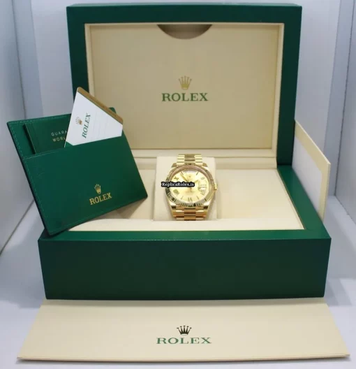 Fabulous Replica Rolex Day-date 40 228238 Automatic Movement 40mm Yellow Gold Case Mens/unisex Watch - Image 12