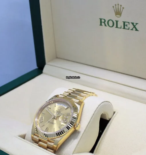 Fabulous Replica Rolex Day-date 40 228238 Automatic Movement 40mm Yellow Gold Case Mens/unisex Watch - Image 3
