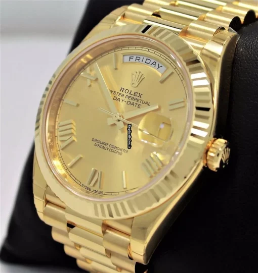Fabulous Replica Rolex Day-date 40 228238 Automatic Movement 40mm Yellow Gold Case Mens/unisex Watch - Image 4