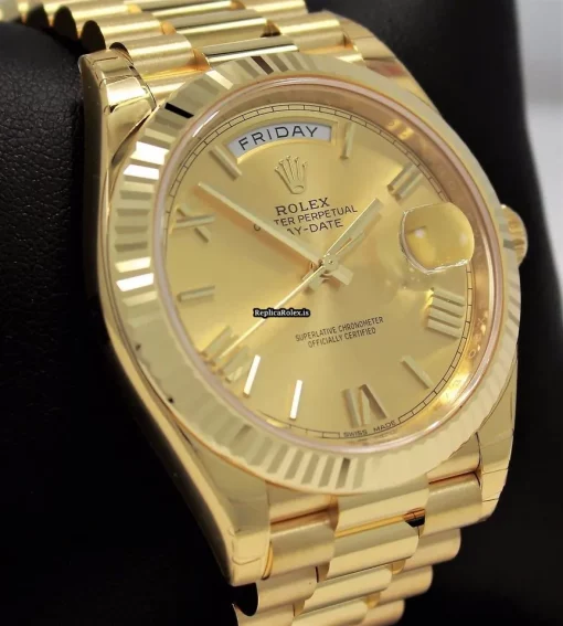 Fabulous Replica Rolex Day-date 40 228238 Automatic Movement 40mm Yellow Gold Case Mens/unisex Watch - Image 6