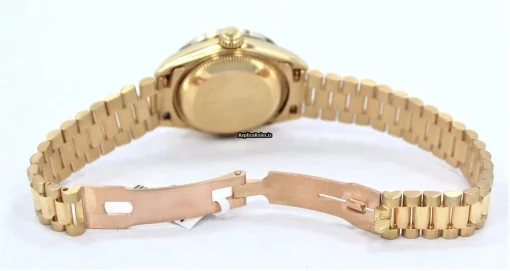 Quality Imitation Rolex Lady-datejust 69178 Automatic Movement 26mm Yellow Gold Case Womens Watch - Image 9