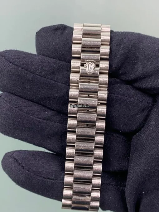 Unique Fake Rolex Day-date 36 118206 Caliber 3155 Automatic Movement 36mm Platinum Case Mens/unisex Watch - Image 5