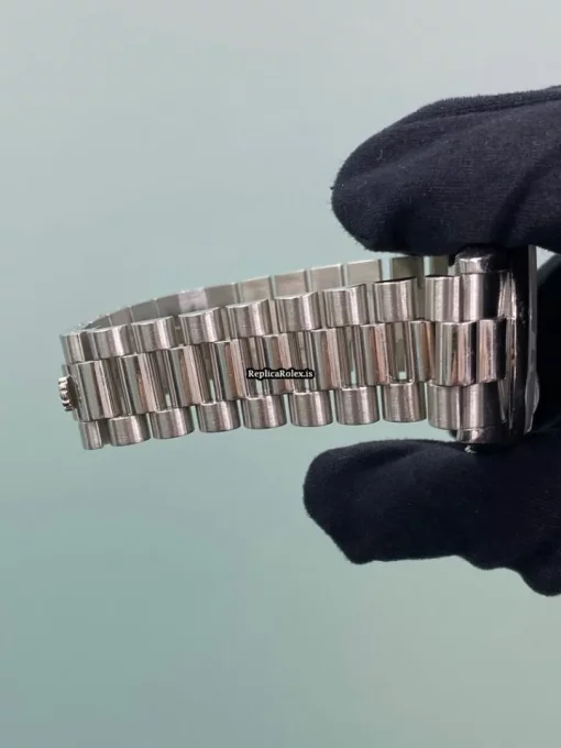 Unique Fake Rolex Day-date 36 118206 Caliber 3155 Automatic Movement 36mm Platinum Case Mens/unisex Watch - Image 6