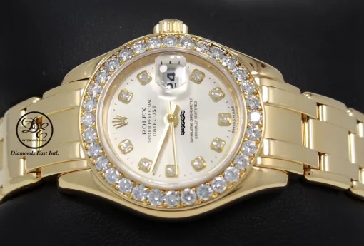 Fine Replicas Rolex Lady-datejust Pearlmaster 80298 Automatic Movement Womens Watch - Image 4