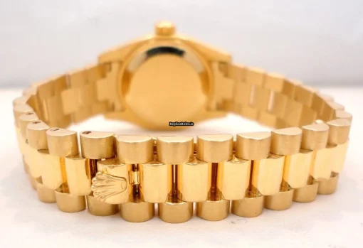 Perfect Fake Rolex Lady-datejust 179178 Automatic Movement 26mm Yellow Gold Case Watch - Image 11