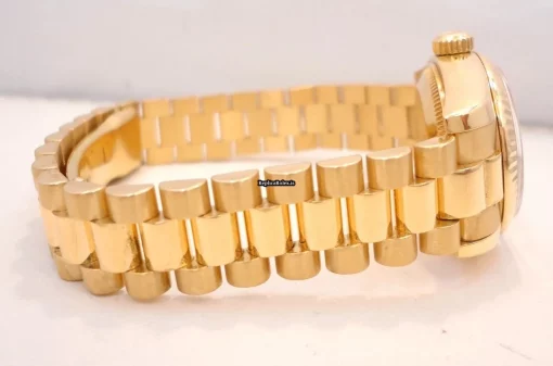Perfect Fake Rolex Lady-datejust 179178 Automatic Movement 26mm Yellow Gold Case Watch - Image 12