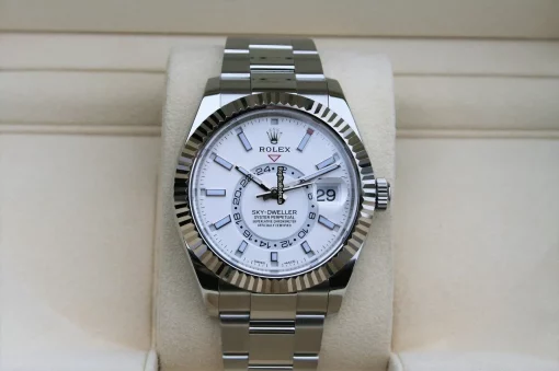 Distinctive Copies Rolex Sky-dweller 326934 Caliber 9001 Automatic Movement 42mm Steel Case Mens/unisex Watch - Image 2