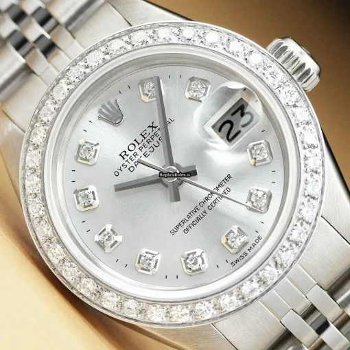 Affordable Fake Rolex Lady-datejust 6917 Caliber 2030 Automatic Movement 26mm Steel Case Womens Watch