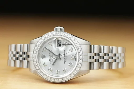 Affordable Fake Rolex Lady-datejust 6917 Caliber 2030 Automatic Movement 26mm Steel Case Womens Watch - Image 3