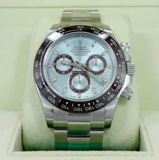 Remarkable Replica Rolex Daytona 116506 Caliber 4130 Automatic Movement 40mm Platinum Case Watch - Image 8